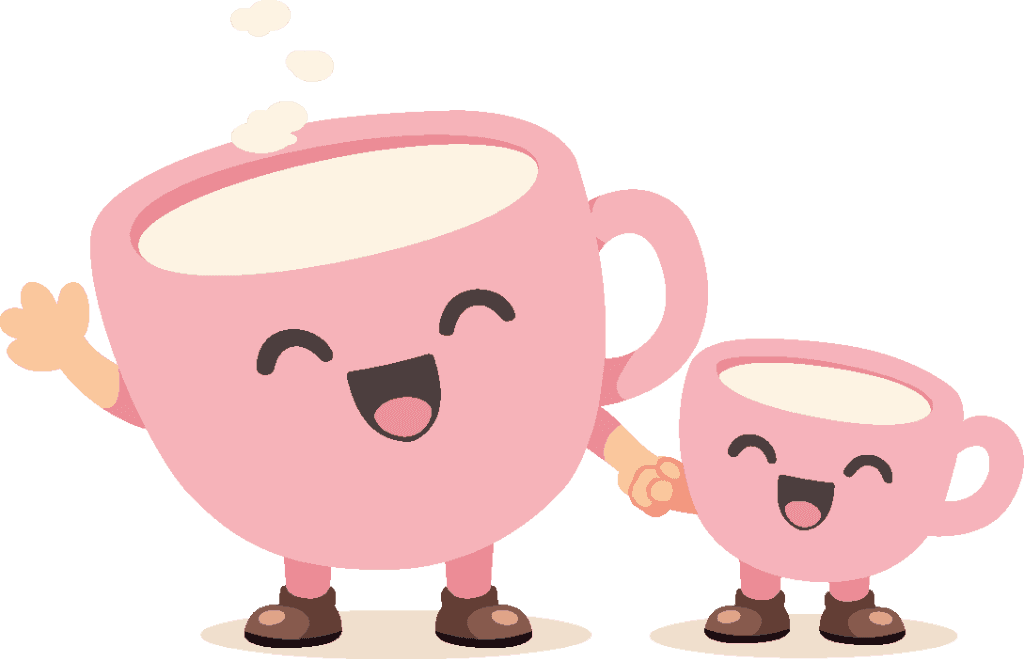 Zappeltasse Mascots